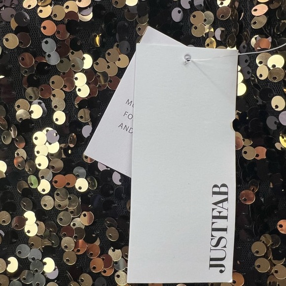 JustFab Sequined Camisole Size Medium New With Tags - Picture 6 of 6